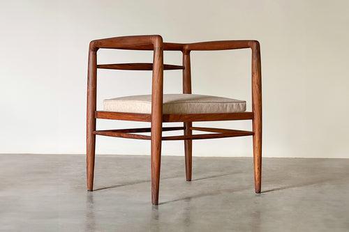 Zen Cushioned Chair - Rosewood