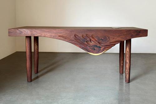 Swan Study Table - Rosewood