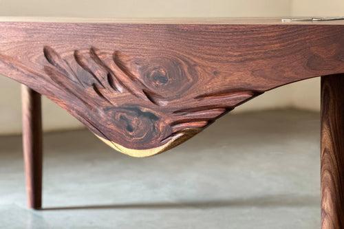 Swan Study Table - Rosewood