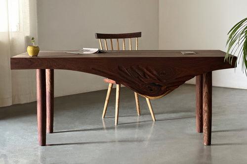 Swan Study Table - Rosewood