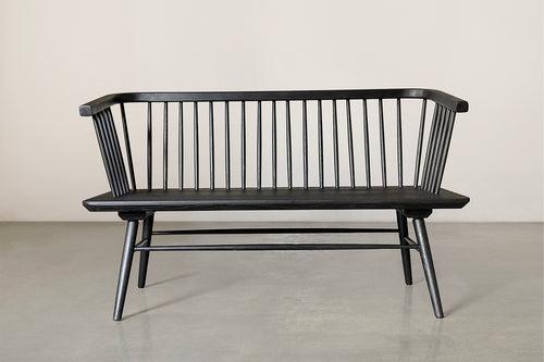 Arco Bench - Black Stained White Ash