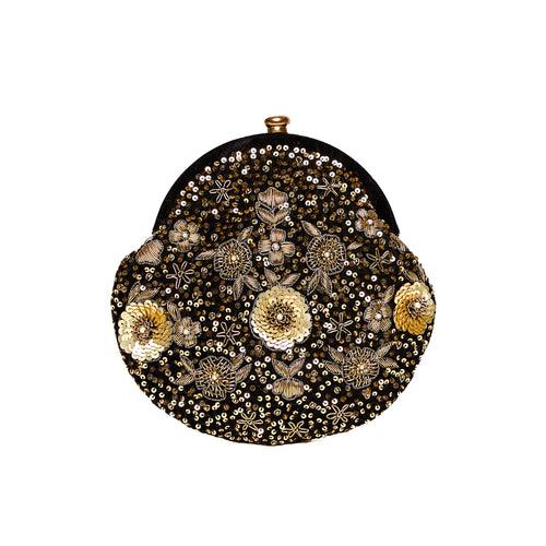 Pixie Dust Vintage Clutch Black