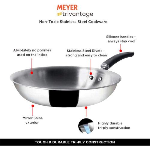 MEYER 31130 TRIVANTAGE OPEN FRYPAN 24CM