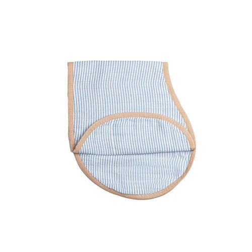 Organic Muslin Burp Cloth & Bib (Pack of 2) – Sea Breeze