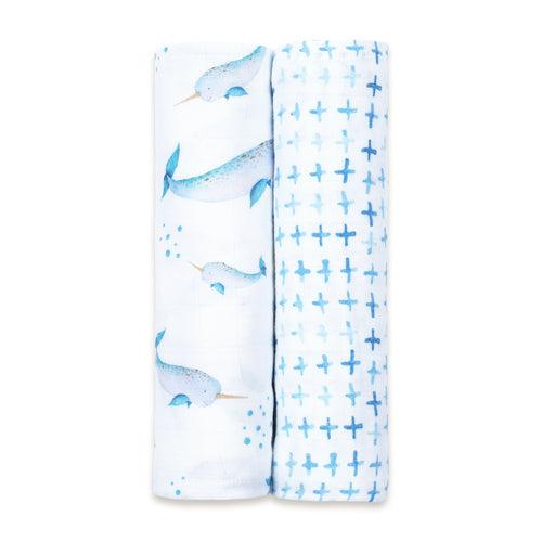 Bamboo Muslin Swaddles (Set of 2)