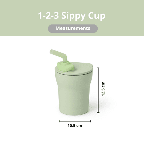 1-2-3 Sip! Sippy Cup (9m+) - Key Lime
