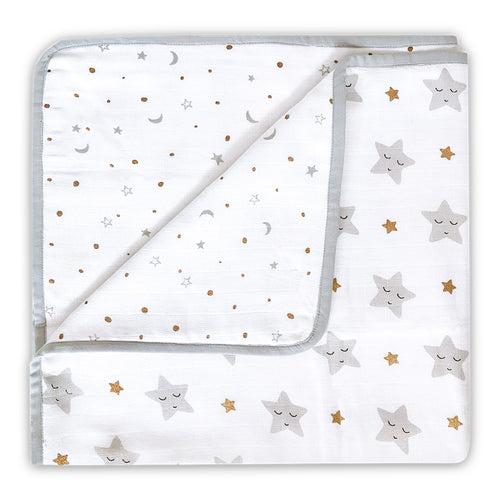 Organic Muslin Blanket - Never Stop Dreaming