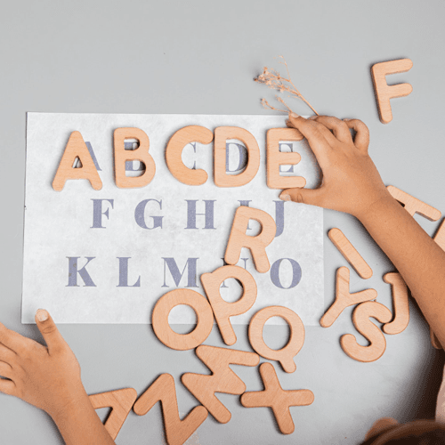 Wooden Alphabet Letters - Uppercase