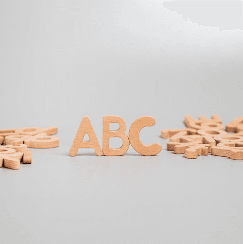 Wooden Alphabet Letters - Uppercase