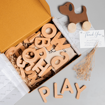 Wooden Alphabet Letters - Uppercase