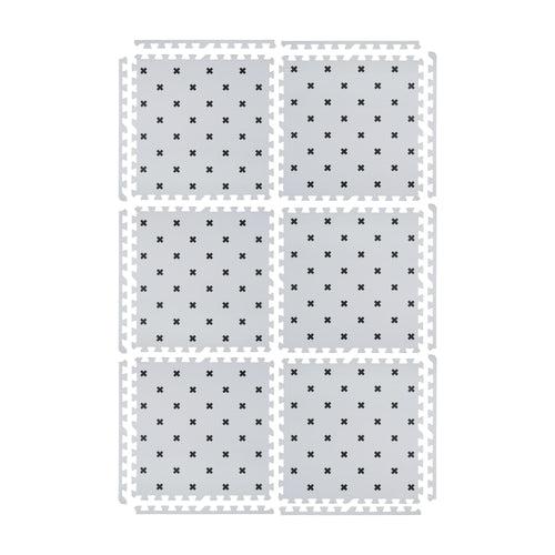 Foam Tiles Playmat - Black/White Nordic