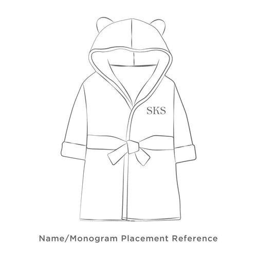 Hooded Baby Robe – Penguin