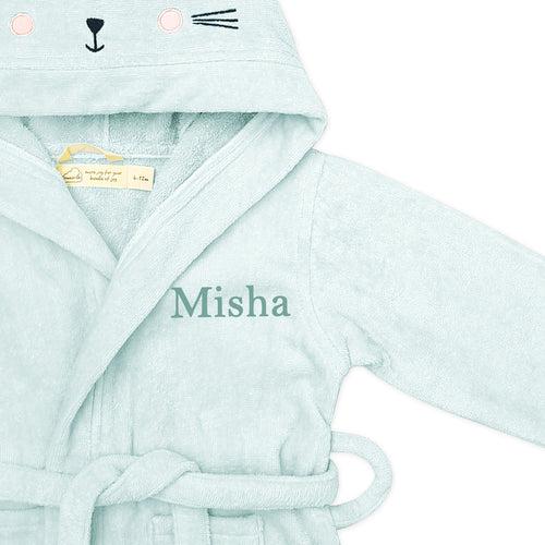 Hooded Baby Robe – Bunny