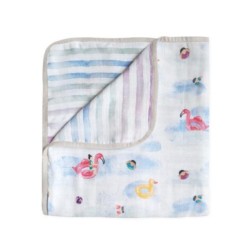 Bamboo Muslin Blanket - Pool Floaties