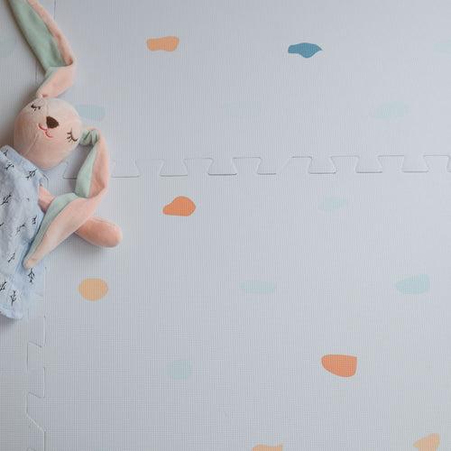 Foam Tiles Playmat - Powder Blue Terrazzo