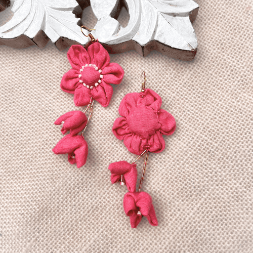 Blush floral dangler