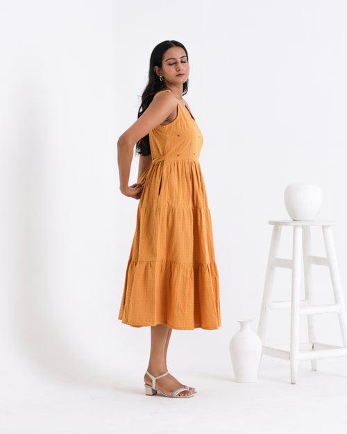 Amara heart flare dress