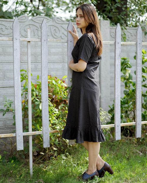 Surmayee A line dress