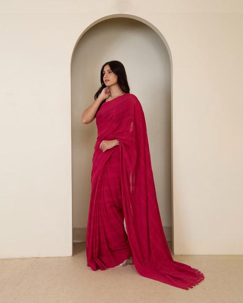 Rani Handwoven Saree