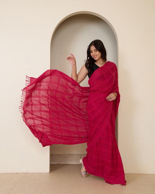 Rani Handwoven Saree