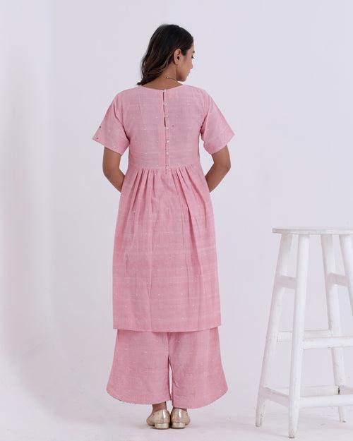 Pink Shiuli kurta set