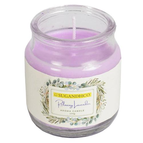 Relaxing Lavender Aroma Candle 90g