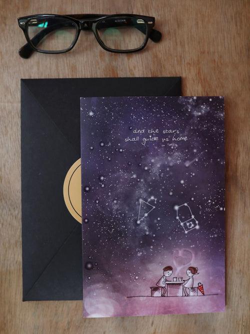 UV Embossed Cards- And the stars