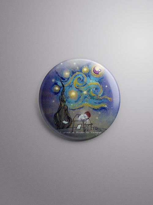 Illustrated Badge - 'Letter to van Gogh'