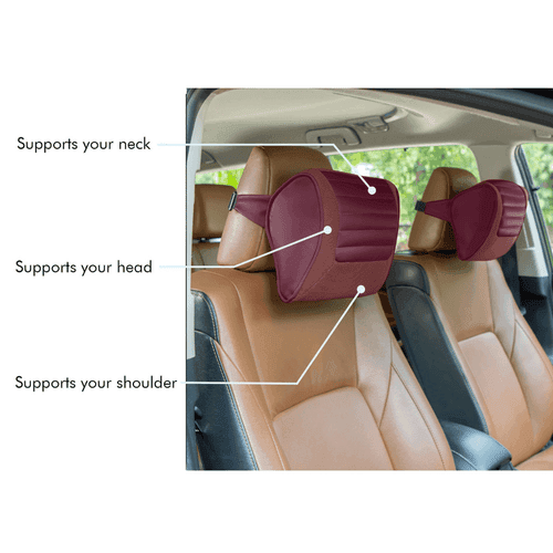 Hiker - Memory Foam Car Neck Support Pillow - Medium Firm