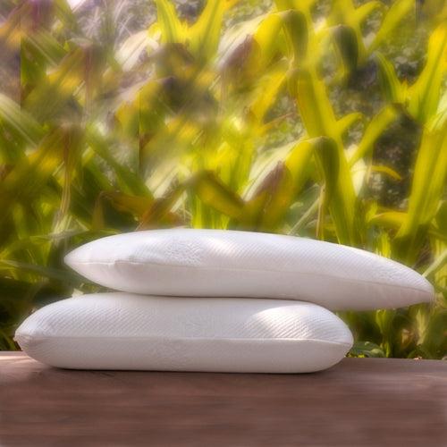 Birch - Cooling Gel Memory Foam Pillow - Slim - Medium Firm