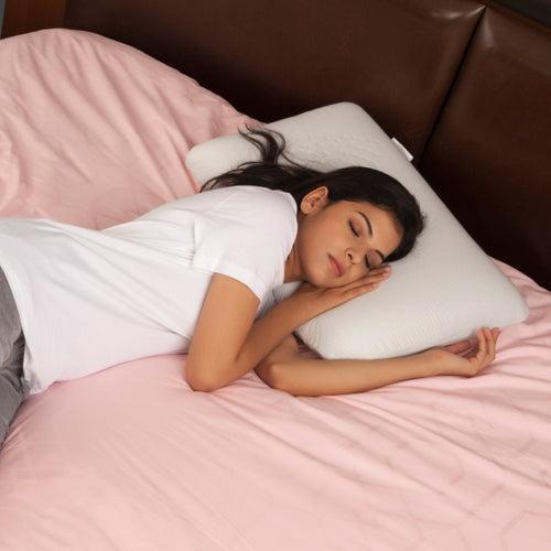 Birch - Cooling Gel Memory Foam Pillow - Slim - Medium Firm