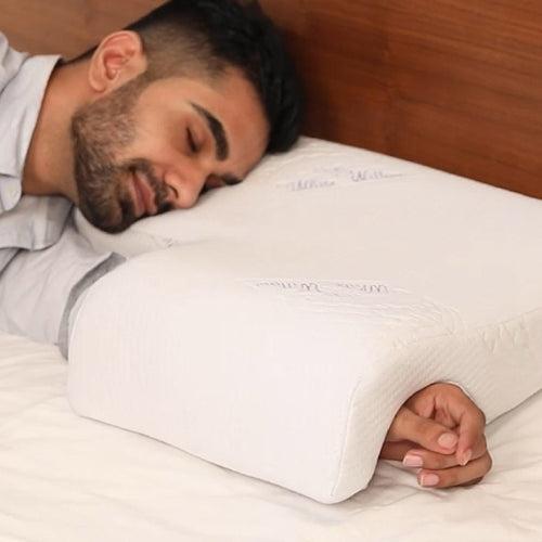 Cupid - Memory Foam Couple Arm Hug Pillow - Medium Firm