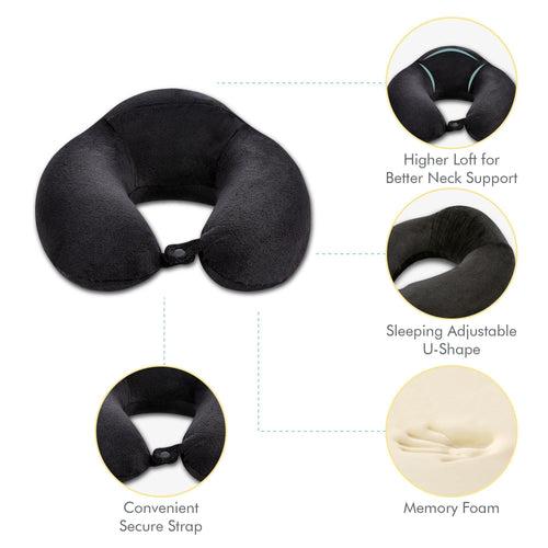 Explorer - Memory Foam Travel Neck Pillow - Medium Firm