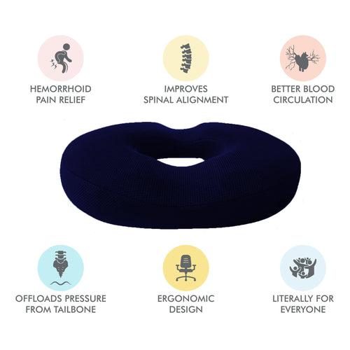 Sky - Donut Shaped Seat Cushion - Tailbone and Lumbar Support - Firm