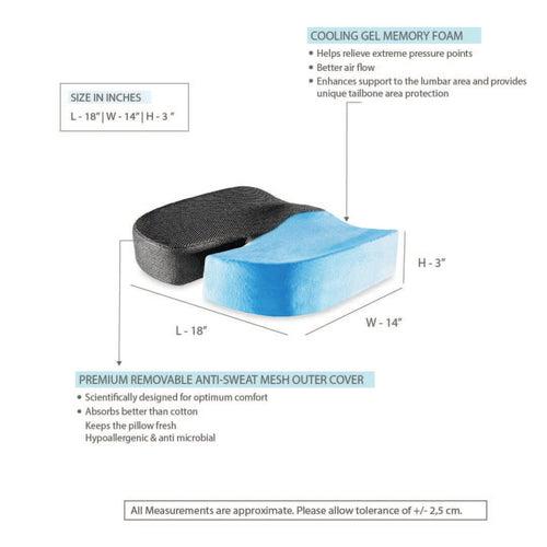 Sprucesoft - Coccyx Tailbone Support Seat Cushion - Firm