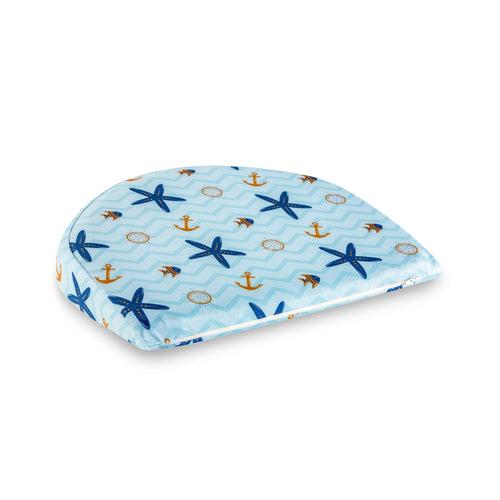 Star Fish - Soft Foam - C Shaped Baby Crib Wedge Pillow - Special Inclined - Medium Firm