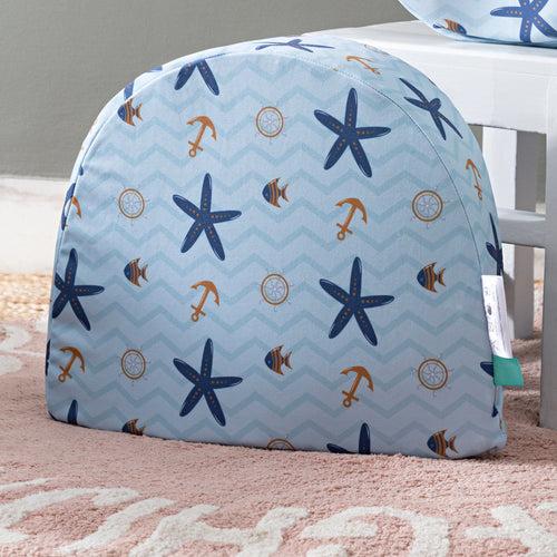 Star Fish - Soft Foam - C Shaped Baby Crib Wedge Pillow - Special Inclined - Medium Firm