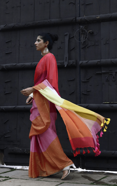 The Summer Picnic Cotton Mul Saree : Buy Cotton Mul Sarees