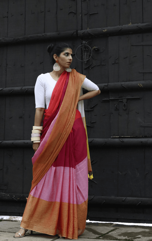 The Summer Picnic Cotton Mul Saree : Buy Cotton Mul Sarees