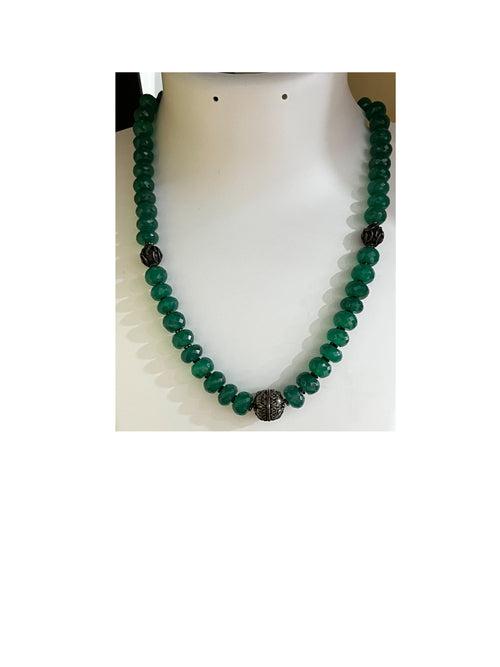 Unique Green Onyx Necklace