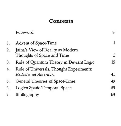 Role of Space-Time In Jaina's Syadvada & Quantum Theory (An Old Book and Rare Book)