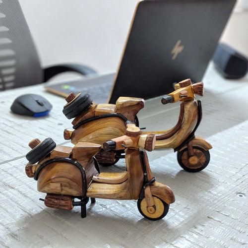 Wooden Vespa Scooter Small