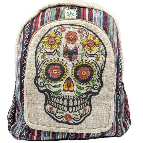 Pure Hemp Backpack Skull