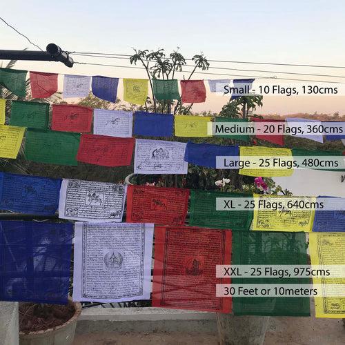 Tibetan Prayer Flag XXL 975cms 1 Roll
