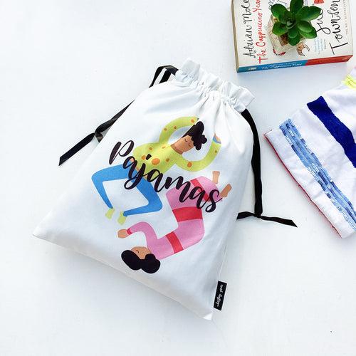 PAJAMAS & NIGHT STUFF - TRAVEL BAGS {zzz} - pack of 2