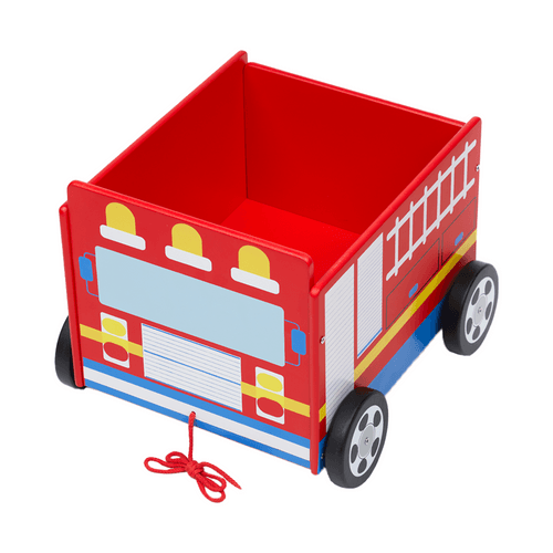 Pull-Along Fire Truck Wagon