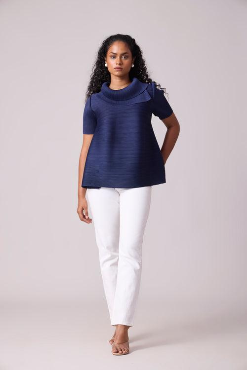 Hazel Top - Navy