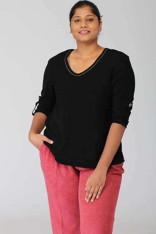 Black Basic Work Top