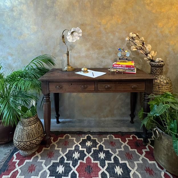 Antique Teak Study Table