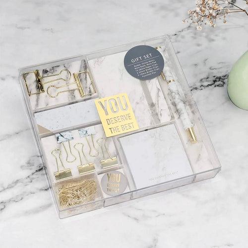 Marble Stationery Set: Personalised